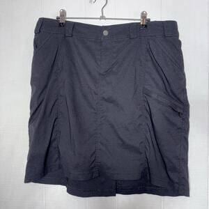 Duluth Trading Women’s Dry On The Fly Improved Skort Black Size 20